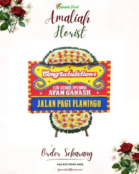 Sewa Papan Bunga Harian