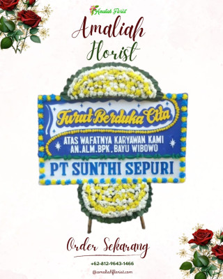 Papan Bunga Duka di Harian